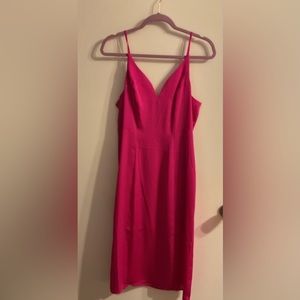 Express Size Medium Midi Dress Hot Pink! NWT’s